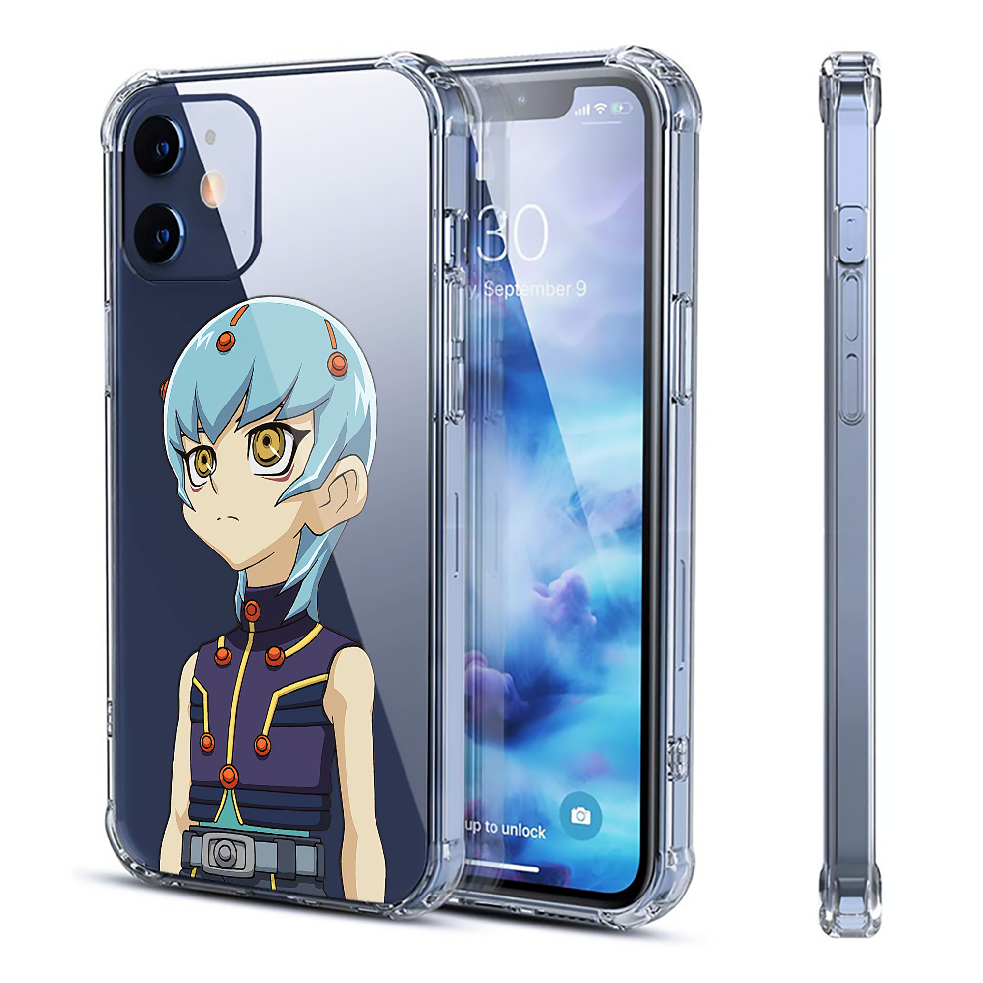 （画像用） 遊☆戯☆王 Yu-Gi-Oh! 【iPhone 12シリーズ対応】透明スマホケース（クリアソフトケース）